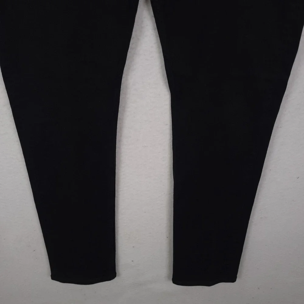 7 For All Mankind Paxtyn Jeans Mens 40x32 Black Skinny Fit Stretch Denim Pants